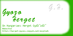 gyozo herget business card